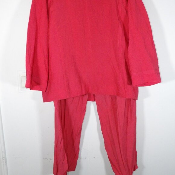 NANCY BOLEN CITY GIRL Orange Suit with Metal Details Size Large - Picture 6 of 6